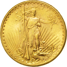 UNITED STATES, Saint-Gaudens, $20, Double Eagle, 1914, U.S. Mint, KM #131,...