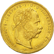 Autriche, François Joseph, 8 Florins ou 20 Francs 1887, KM 2269