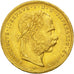 Austria, Franz Joseph I, 8 Florins-20 Francs, 1887, SPL-, Oro, KM:2269