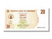 Geldschein, Simbabwe, 20 Dollars, 2006, 2006-08-01, UNZ