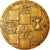 França, Medal, Calendrier, Astronomie, 1985, MS(63), Bronze