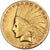 Stati Uniti, Indian Head, $10, Eagle, 1910, U.S. Mint, Philadelphia, BB, Oro,...