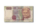 Banknote, Italy, 1000 Lire, D.1990, Undated, KM:114a, F(12-15)