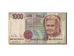 Banknote, Italy, 1000 Lire, D.1990, Undated, KM:114b, F(12-15)