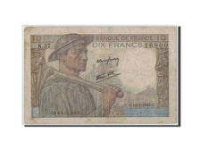 Banknote, France, 10 Francs, 10 F 1941-1949 ''Mineur'', 1943, 1943-01-14