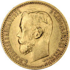 Russia, Nicholas II, 5 Roubles, 1899, St. Petersburg, SPL-, Oro