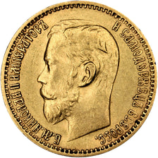 Russia, 5 Roubles, 1898, Saint-Petersburg, SPL-, Oro