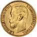 RUSSIA, 5 Roubles, 1898, St. Petersburg, KM #62, AU(55-58), Gold, 4.29