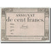 France, 100 Francs, 1795, Farcy, 7.1.1795, TB, KM:A78, Lafaurie:173