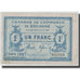 Frankrijk, Bayonne, 1 Franc, 1920, TTB, Pirot:21-67