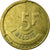 Moneda, Bélgica, 5 Francs, 5 Frank, 1986, EBC, Brass Or Aluminum-Bronze, KM:164