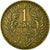Moeda, Tunísia, Anonymous, Franc, 1941, Paris, EF(40-45), Alumínio-Bronze