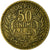 Moeda, Tunísia, Anonymous, 50 Centimes, 1921, Paris, EF(40-45)