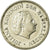 Coin, Netherlands, Juliana, 25 Cents, 1969, VF(30-35), Nickel, KM:183