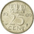 Coin, Netherlands, Juliana, 25 Cents, 1969, VF(30-35), Nickel, KM:183