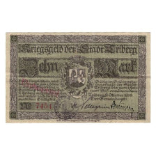 Banknote, Germany, Triberg Stadt, 10 Mark, Blason, 1919, 1919-02-01, AU(55-58)