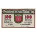 Biljet, Duitsland, Mölln Stadt, 100 Pfennig, personnage, 1921, 1921-12-31, SUP