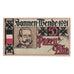 Banknot, Niemcy, Parey a.d. Elbe Spar und Creditbank, 50 Pfennig, texte 1, 1922