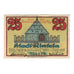 Banconote, Germania, Rinteln a.W. Stadt, 25 Pfennig, personnage, 1920, SPL-