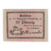 Banknot, Niemcy, Roßbach Gemeinde, 10 Pfennig, N.D, 1921, 1921-12-31, AU(55-58)