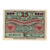 Banconote, Germania, Scharmbeck Stadt, 25 Pfennig, Blason, 1923, 1923-12-31