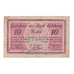 Banknot, Austria, Salzburg Sbg. Stadt, 10 Heller, Batiment, 1920, EF(40-45)