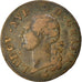 Coin, France, Louis XVI, Sol ou sou, Sol, 1791, Metz, VF(30-35), Copper