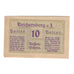 Banknote, Austria, Reichersberg O.Ö. Gemeinde, 10 Heller, paysage, 1920