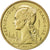 Moneta, Somali Francuskie, 10 Francs, 1965, Paris, MS(63), Aluminium-Brąz