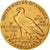 Stati Uniti, Indian Head, $5, Half Eagle, 1910, U.S. Mint, Denver, BB, Oro, K...