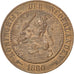 Munten, Nederland, William III, 2-1/2 Cent, 1880, UNC-, Bronze, KM:108.1