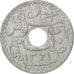 Monnaie, Tunisie, Ahmad Pasha Bey, 10 Centimes, 1942, Paris, SPL, Zinc, KM:267