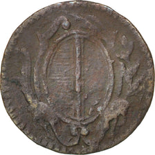 CANTONI SVIZZERI, LUZERN, Angster, Rappen, 1790, MB, Rame, KM:76