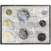 Coin, France, Coffret 1 c. à 10 frs., 1973, Monnaie de Paris, FDC, MS(65-70)