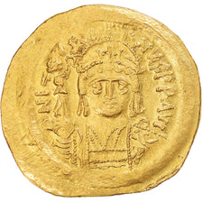 Moneda, Justin II, Solidus, 565-578, Constantinople, EBC, Oro, Sear:344