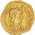 Münze, Basiliscus and Marcus, Tremissis, 475-476, Constantinople, S+, Gold