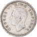 Munten, Nieuw Zeeland, George VI, 3 Pence, 1944, British Royal Mint, ZF, Zilver