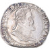 Moeda, França, Henri IV, 1/2 Franc, Toulouse, VF(30-35), Prata, Gadoury:590