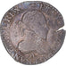 Monnaie, France, Henri III, 1/2 franc au col gaufré, 1587, Paris, TB+, Argent