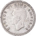Moeda, Nova Zelândia, George VI, 3 Pence, 1946, British Royal Mint, EF(40-45)