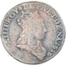 Moneda, Francia, Louis XIV, Liard, 1656, Corbeil, rose, BC+, Cobre, KM:192.1