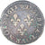 Moneda, Francia, Louis XIII, Double Tournois, 1611, Bordeaux, BC+, Cobre