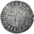 Moeda, França, Charles VI, Blanc Guénar, 1385-1389, Tournai, VF(30-35)