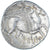 Moeda, Sicília, Décadrachme, ca. 260 BC, Carthage, AU(55-58), Prata