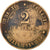 Monnaie, France, Cérès, 2 Centimes, 1889, Paris, TTB, Bronze, KM:827.1