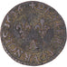 Moneda, Francia, Louis XIII, Denier Tournois, 1626, Paris, BC+, Cobre, KM:70.1