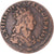 Moneda, Francia, Louis XIV, Liard, 1656, Poitiers, BC+, Cobre, KM:192.7