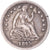 Munten, Verenigde Staten, Seated Liberty Half Dime, Half Dime, 1845, U.S. Mint