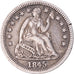 Coin, United States, Seated Liberty Half Dime, Half Dime, 1845, U.S. Mint