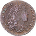 Coin, German States, LORRAINE, Leopold Joseph, Liard, 1714, Nancy, VF(30-35)